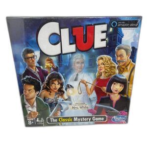 Hasbro Clue The Classic Mystery Board Game NEW Sealed ~Family Night Games ~Gift